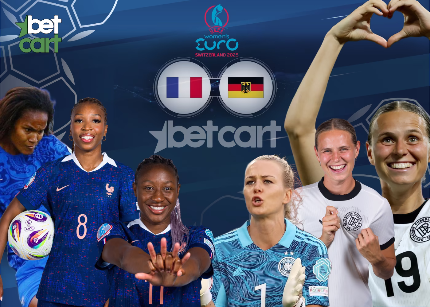 فرانسه آلمان یورو زنان 2025